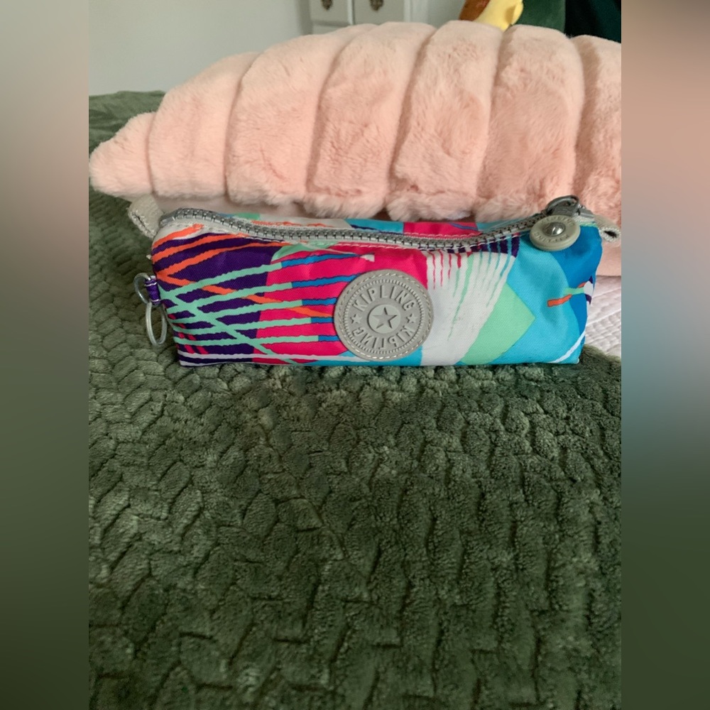 Kipling Multi colored pencil case